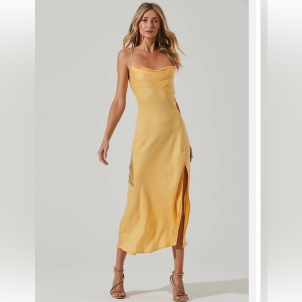 Astr Gaia midi dress